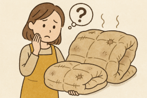 古くなったお布団は？